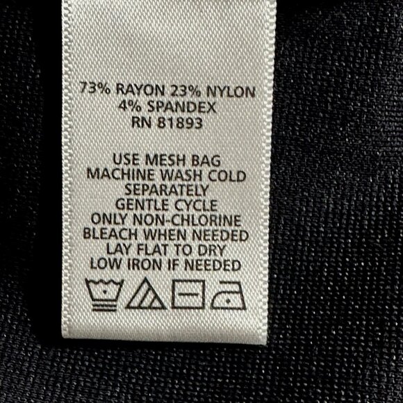 C Wonder Black Midi Dress Stars Rhinestones  Cosmic Glam Quiet Luxury Size 6 - Picture 7 of 7